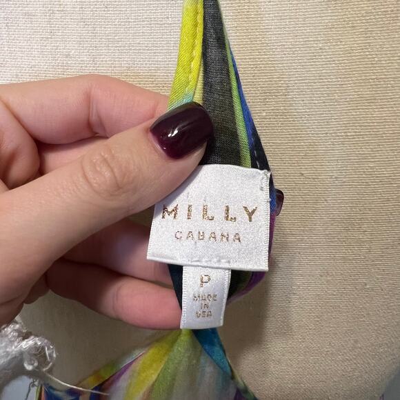 Milly Brushstroke Print Racerback Maxi - Picture 6 of 7